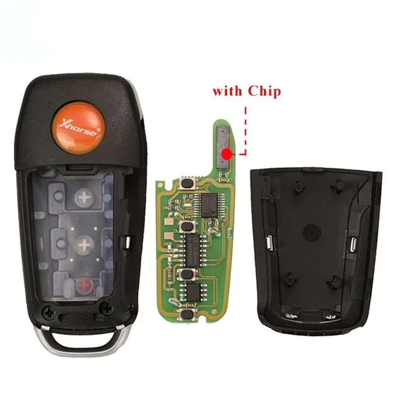 5 Buah Xhorse XNFO01EN /XNHO00EN /XNTO00EN XNDS00EN Kunci Remote Universal Nirkabel 3/4BTN untuk Alat Kunci VVDI2/VVDI