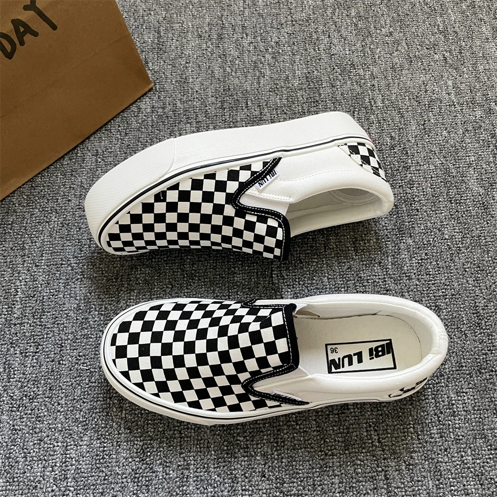 All-Match Espadrille Shoes Slip-on Casual Female Sneakers Clogs Platform Slip On Summer Creepers Leisure Fabric Canvas Espadrill