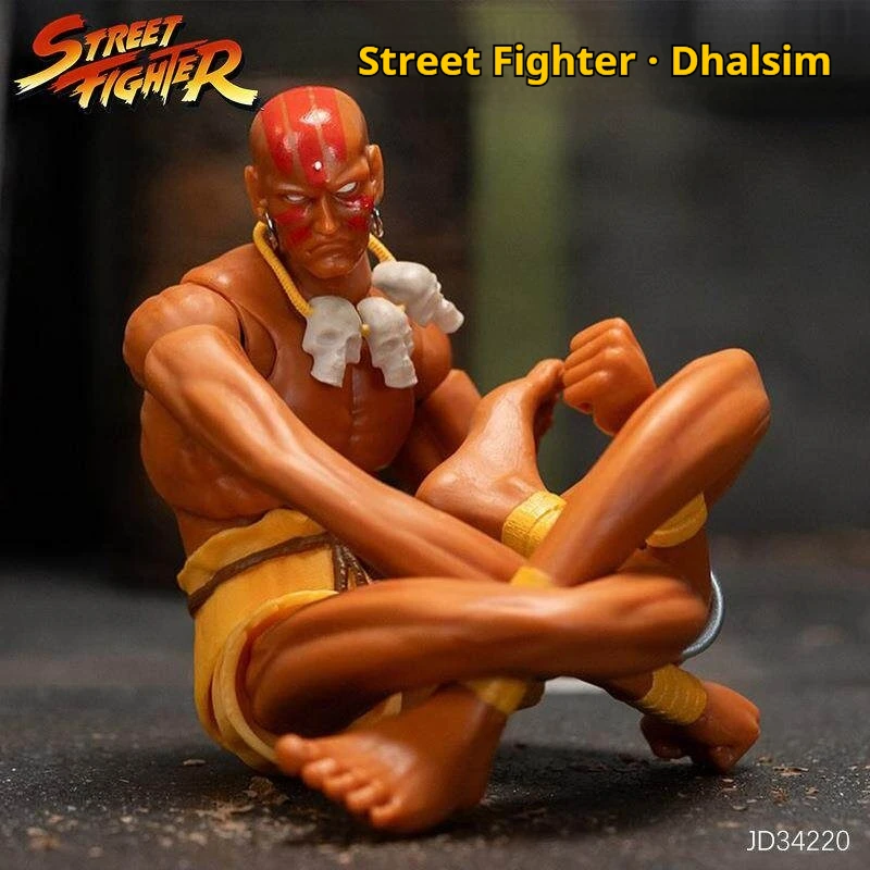 

1/12 Game Role Street Fighter II Ken Ryu Gouki Vega Dhalsim Multiple Articulated Action Figures Ornament Anime Figure Toys Gift