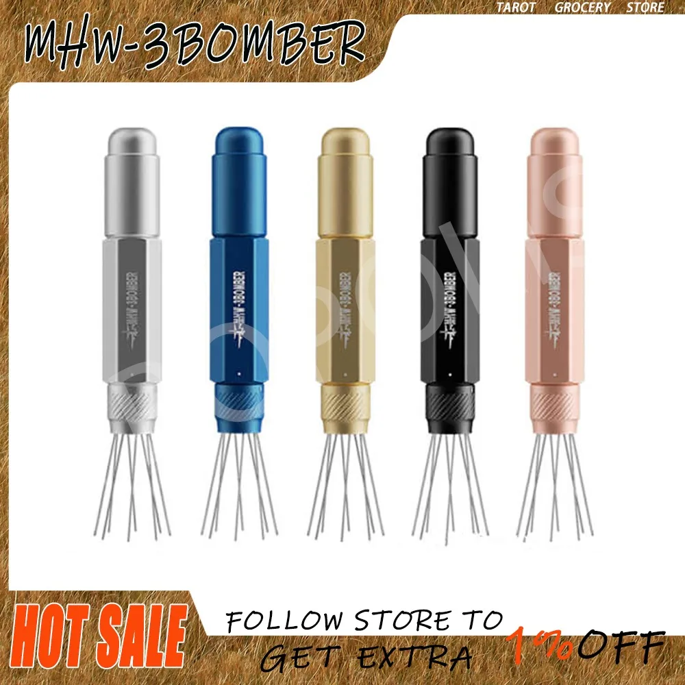 

MHW-3BOMBER WDT Инструмент Инструменты для раздачи эспрессо с 8 дополнительными иглами для мешалки для эспрессо Аксессуары для бариста