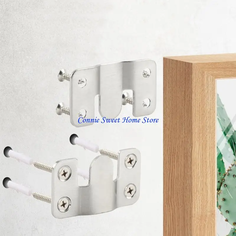 LXAF Picture Flush Mount Brackets for Hanging Headboards Picture Wall Mount Hardware