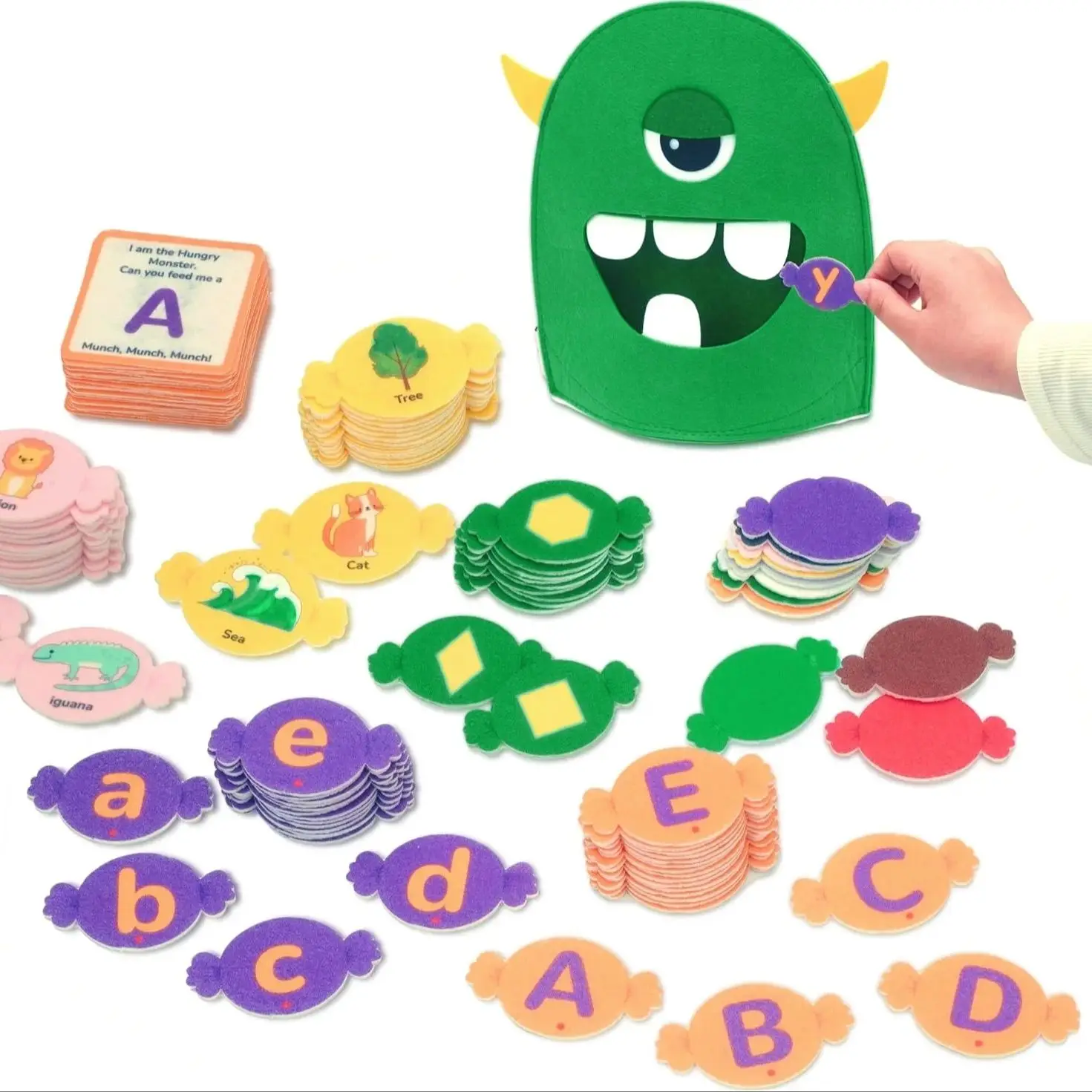 Montessori Kleinkinder Spielzeug Frühe Pädagogische Alphabet Lernen Spielzeug Farbe Erkenntnis Form Passenden Spielzeug Feinmotorik Spielzeug