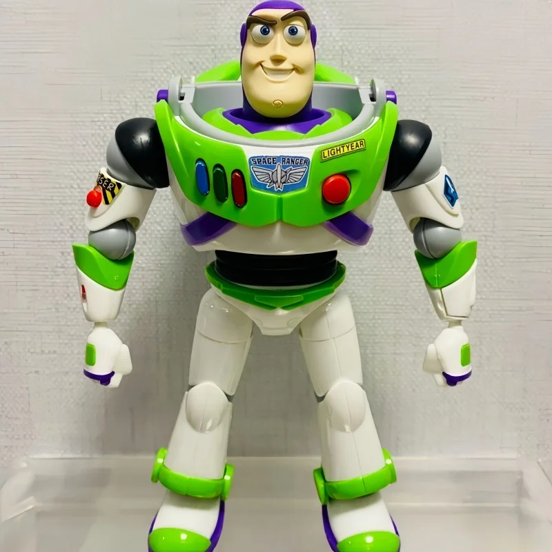 

Disney Buzz Lightyear With Light With Music Animation Surrounding Mobile Robot Humanoid Toy 3 Style Give Children Halloween Doll