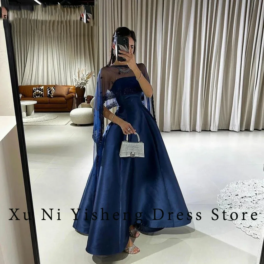 

2024 Simple Sexy Prom Dresses For Women A-Line Strapless Satin Appliques Tulle Modern Custom Made Birthday Evening Party Dresses