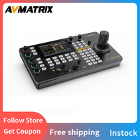 Avmatrix PKC4000 PTZ Camera Control Keyboard with 5 Inch Ccreen and 4D Joystick Support real-time Monitoring Video Decoding