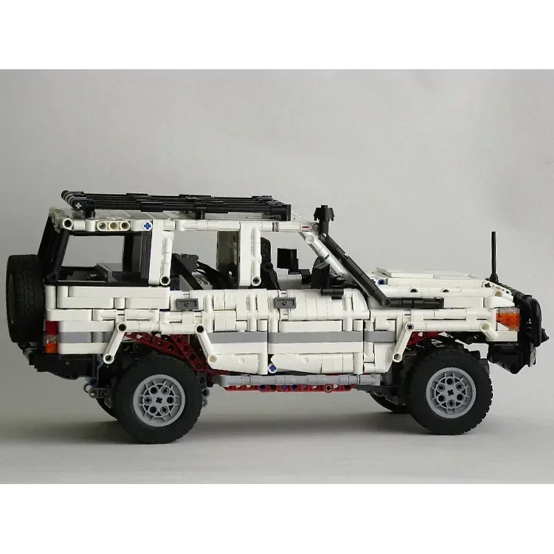 MOC-47249 전기 RC 랜드 크루저 76 Supercar 조립 접합 빌딩 블록 모델 2113 빌딩 블록 부품 어린이 장난감 선물