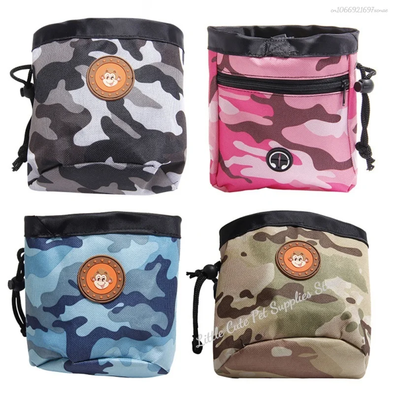 Mini Portable Training Bag Dog Pet Snack Bag Supplies Strong Wear Resistance Large Capacity Puppy Snack Reward Waist Bag