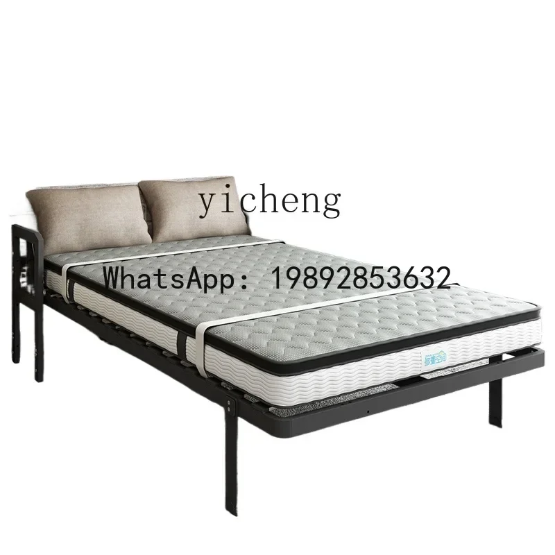 cabinetless automatic foot invisible bed multi-functional wall bed wrought iron industrial wind hardware accessories