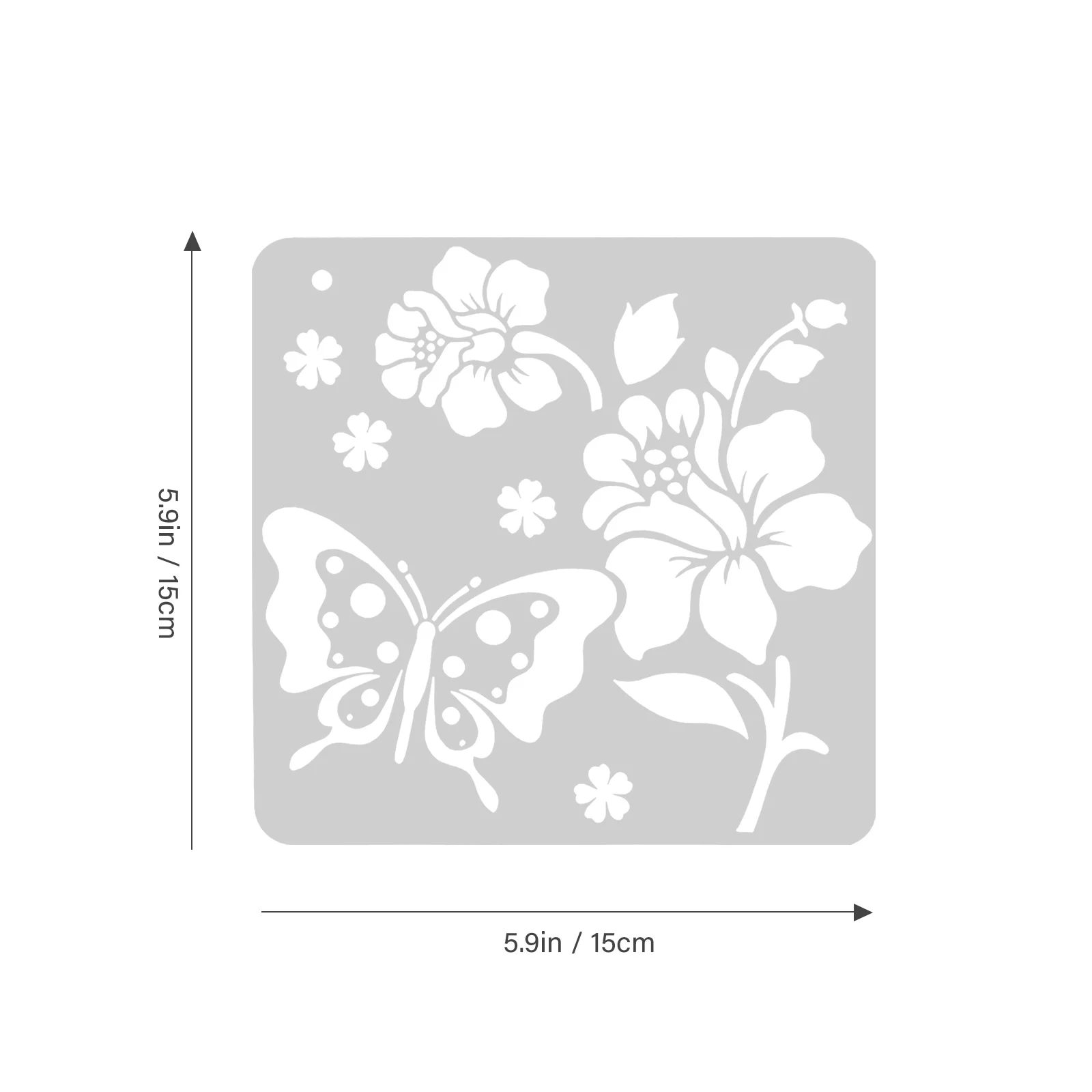 12 Sheets Face Painting Stencils Butterfly DIY Craft Layering Stencils Painting Scrapbooking Stamping Embossing Album