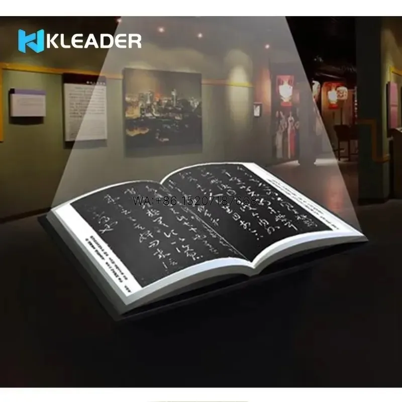 Wmwmnu Interactive Projection Flip Book Virtual Ebook Support Pictures Touchless Displays AR Projector Mapping Gesture