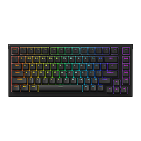 Akko MonsGeek MG75S HE Magnetic Switch Keyboards Rapid Trigger Gaming Keyboard Black Shine-through Keycaps RGB 8kHz Polling Rate