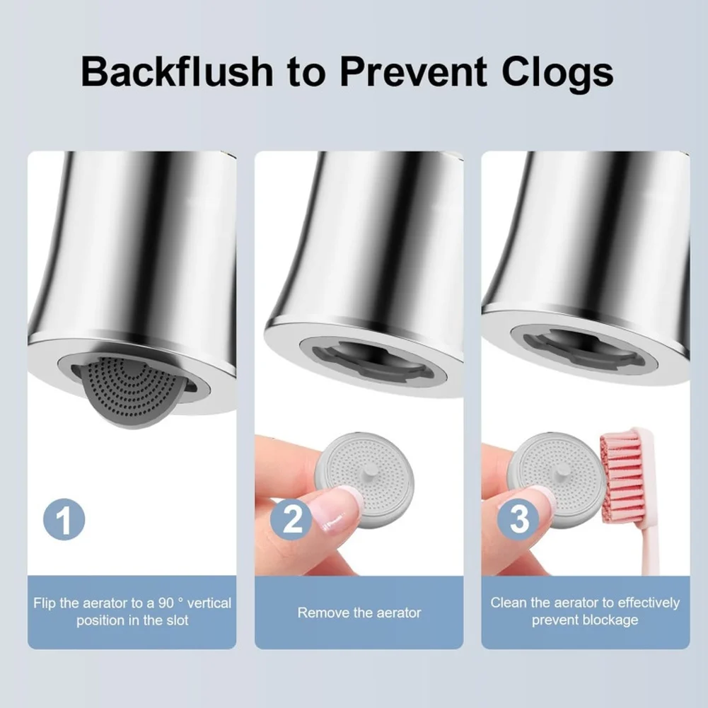 Replacement Spray Head Electroplated Color Pull Out Faucet Head Abs Plastic Material Efficient Water Usage For Daily Dishwashing