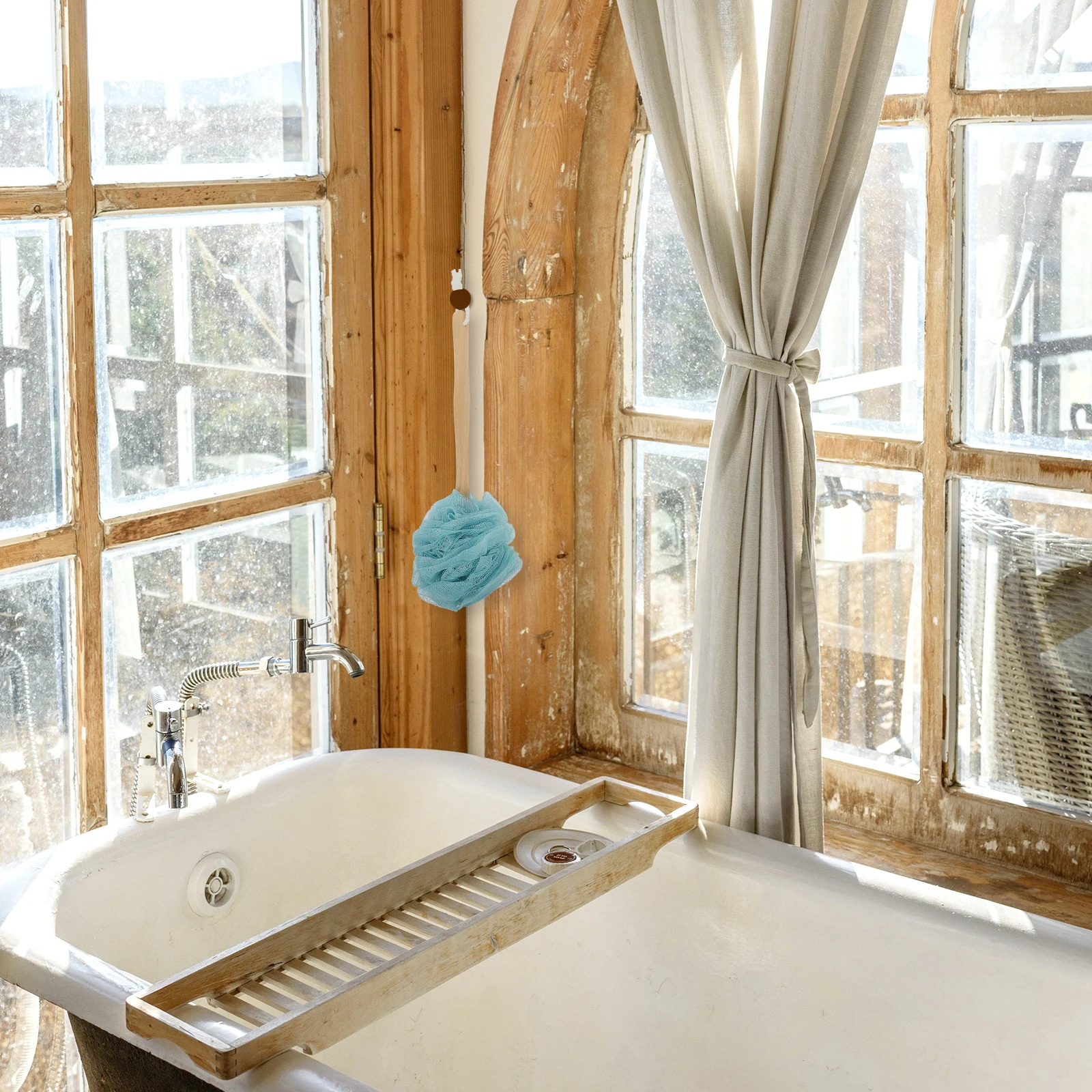 

4Pcs Body Scrubber Brush Long Handle Shower Back Washer Exfoliating Bath Brush for Men Women Senior Hygiene Care