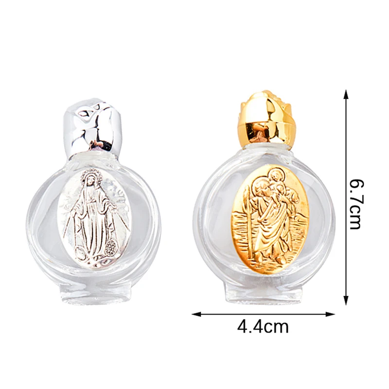 زجاجة ماء مقدس فارغة ، زجاجة صليب ديني ، معمودية مسيحية ، جودة عالية ، 15 + ، 1 #6