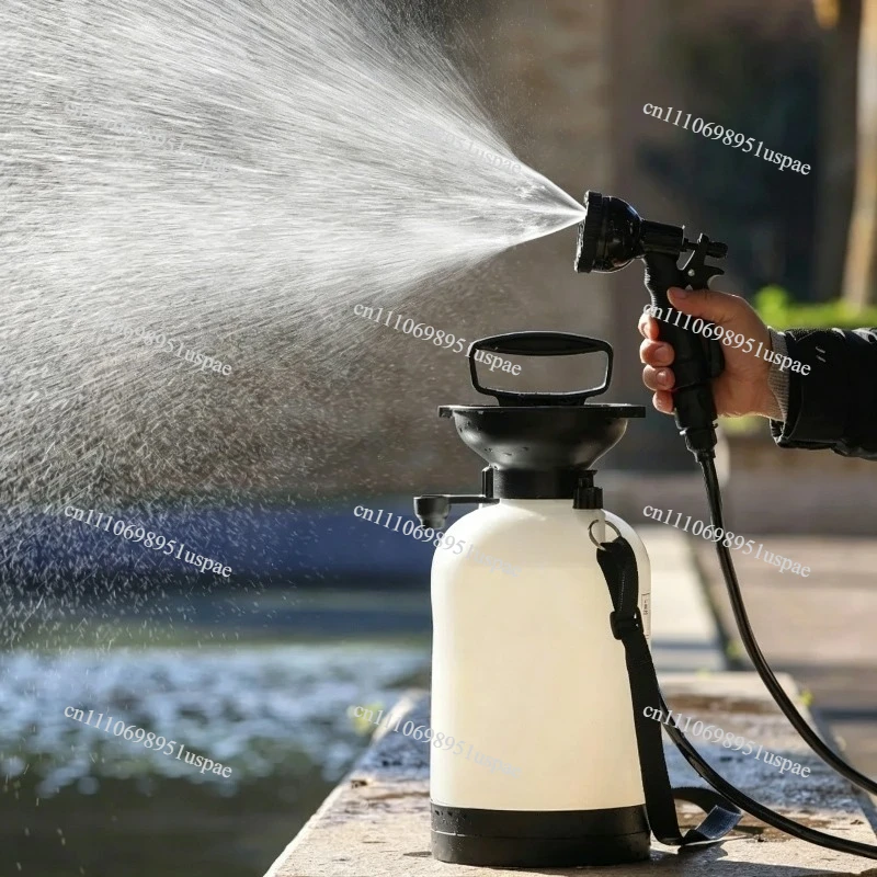 5-liter Portable Shower for Outdoor Camping, Surf Wash Kit, Beach Shower Pump, Hand-operated Air Shower