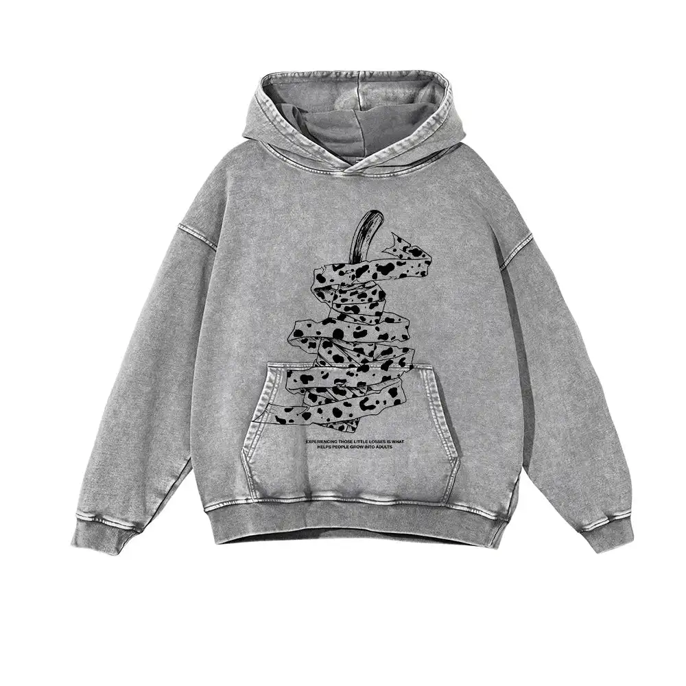 Japanese Anime Jujutsu Kaisen Print Hooded Pullover Men Hip Hop Sweatshirt Vintage Hoodie Harajuku Cotton Sweatshirts