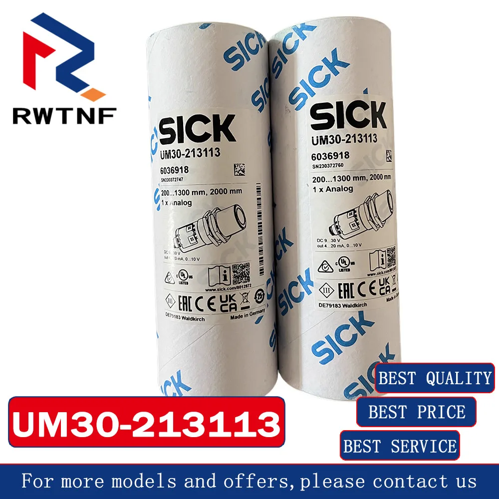 

Brand New Genuine UM30-213113 SICK Ultrasonic sensor UM30-213113 6036918 Germany,100% original warehouse stock