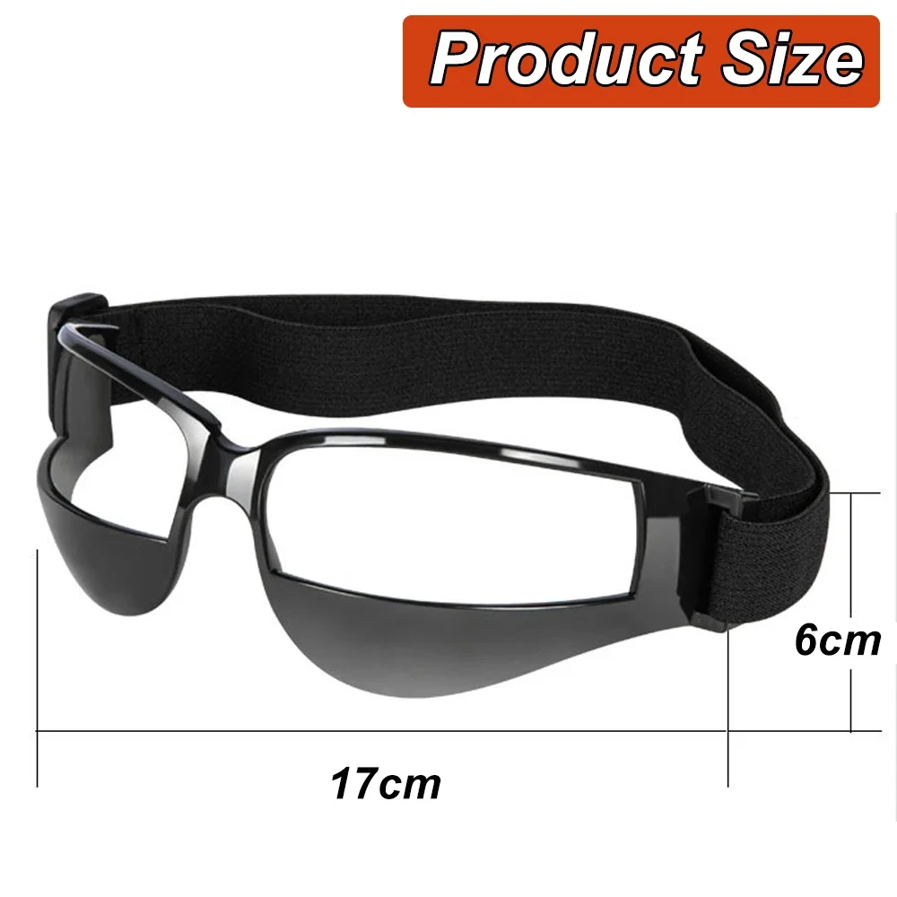 Basketball Dribbling Training Goggles Head-Mounted Basketball Team Training Adjustable Lightweight Supplies Aid Eyewear