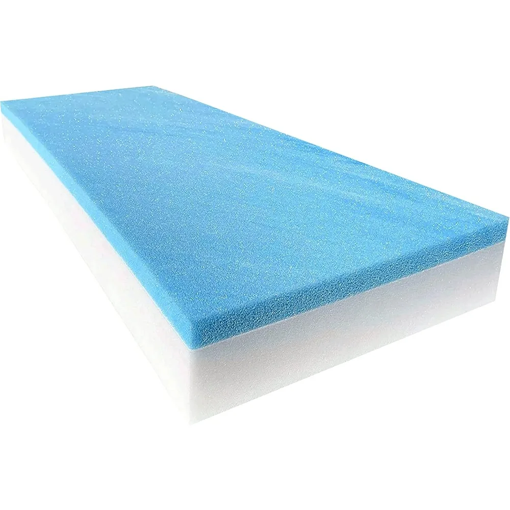 

Medium Firm Gel Memory Foam Bench Cushion Replacement - 4x30x72 Upholstery Foam Seat Cover