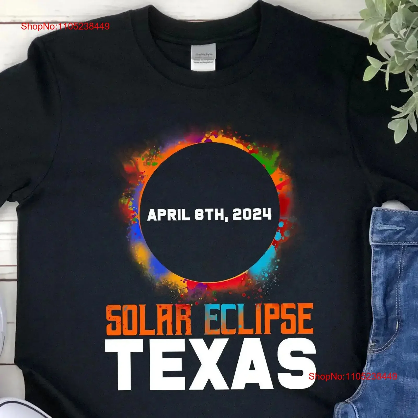 April 8th 2024 Solar Eclipse Texas T shirt Totality America Astrology Tank Sun Moon Earth Astrological Celestial Event Sweater