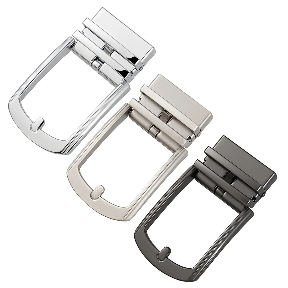 Men's 3.5cm Automatic Buckle Ratchet Belt - Leisure Business Width Head Belt with Business Accessories for Suit