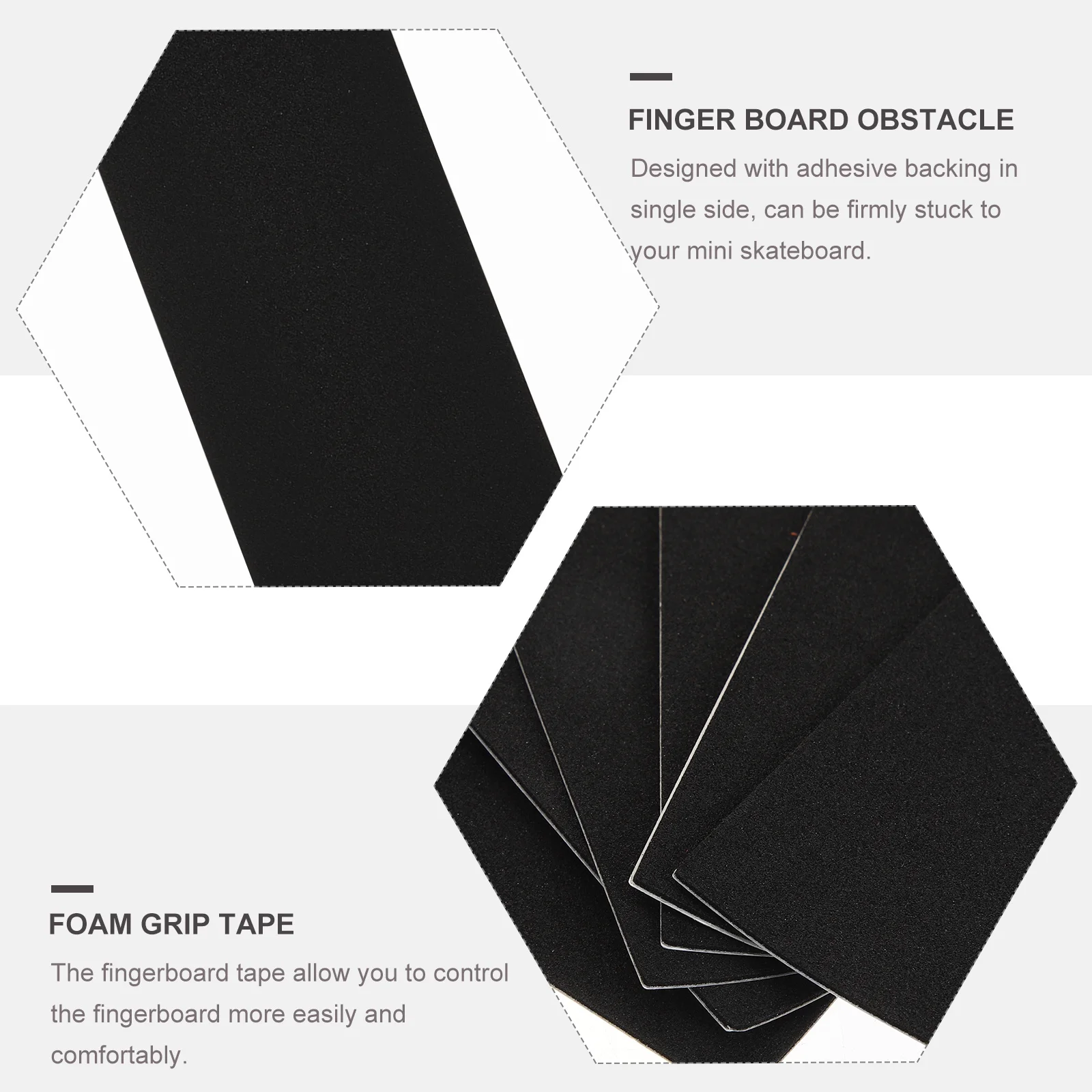 Bande adhésive en mousse antidérapante, 10 pièces, accessoires de Skateboard, bande de contrôle d'amortissement antidérapante