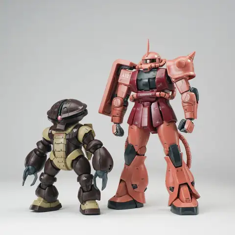 【New product】GG Model MsM 04 Acguy 0079 MG 1/100 2IN1 Assembly Model Kit Plastic Model with Water Sticker Gifts Toys