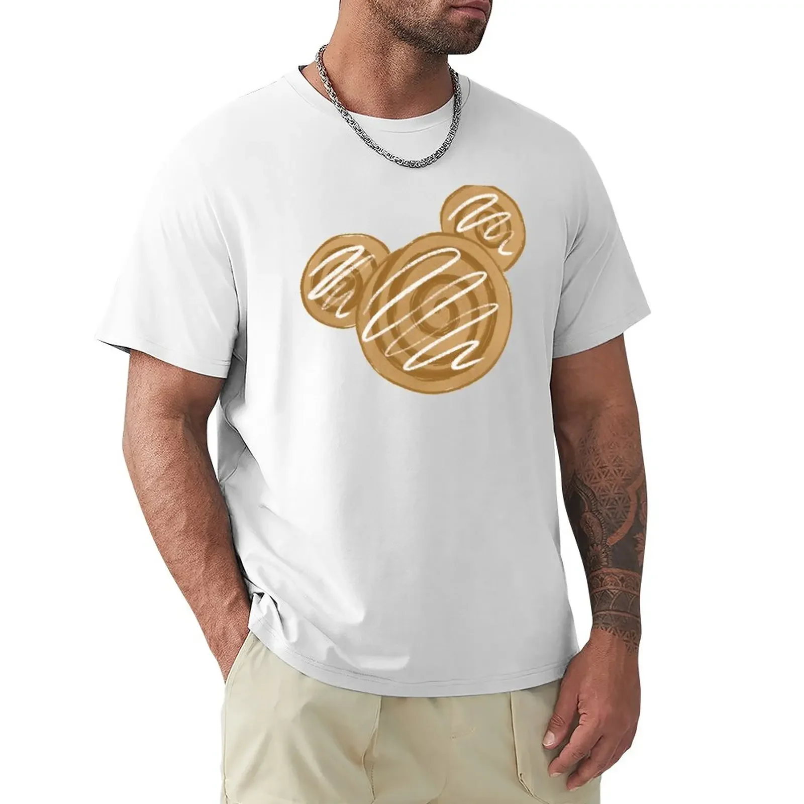 Cute Cinnamon Roll T-Shirt tees quick-drying Men's t-shirts