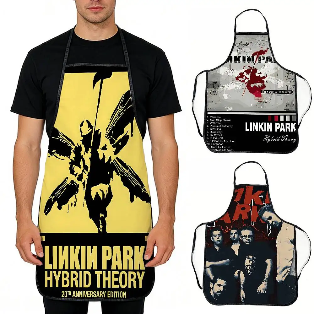 

Фартук Band L-Linkin Cool P-Park, 1 шт., праздничный кухонный фартук для выпечки, рисования, уборки дома и кухни, кухонные принадлежности