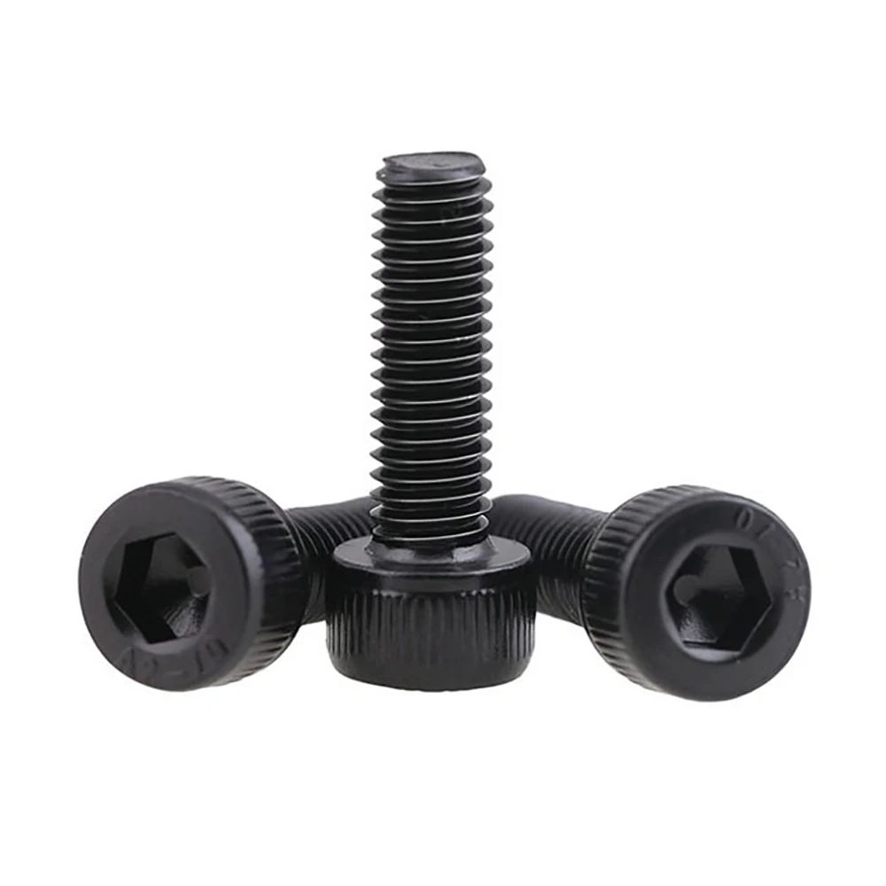 5-50PCS DIN912 Grade 12.9 allen socket head screw M1.6 M2 M2.5 M3 M4 M5 M6  M8 Hexagon Socket Head Cap Screws Hex Socket Screw