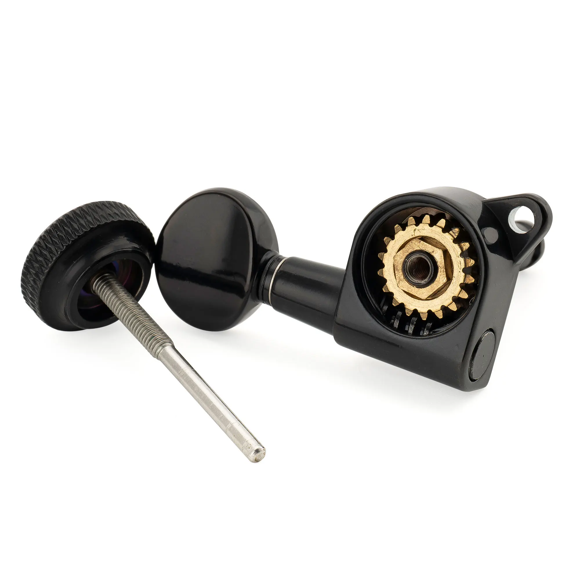 Musiclily Pro R18K 6L/3R3L/6R 18:1 Übersetzungsverhältnis Vollständig Versiegelte Mechaniken Stimmwirbel für ST Tele Akustikgitarre – Detail 20