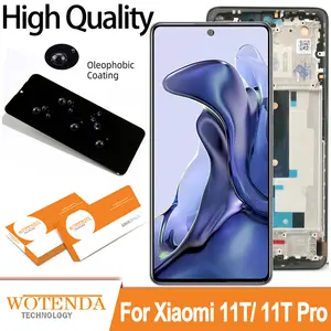 Bilashmart 6.67''AMOLED 120HZ Display Xiaomi 11T Pro LCD 2107113SG Display Touch Screen Digitizer Xiaomi 11T LCD 21081111RG