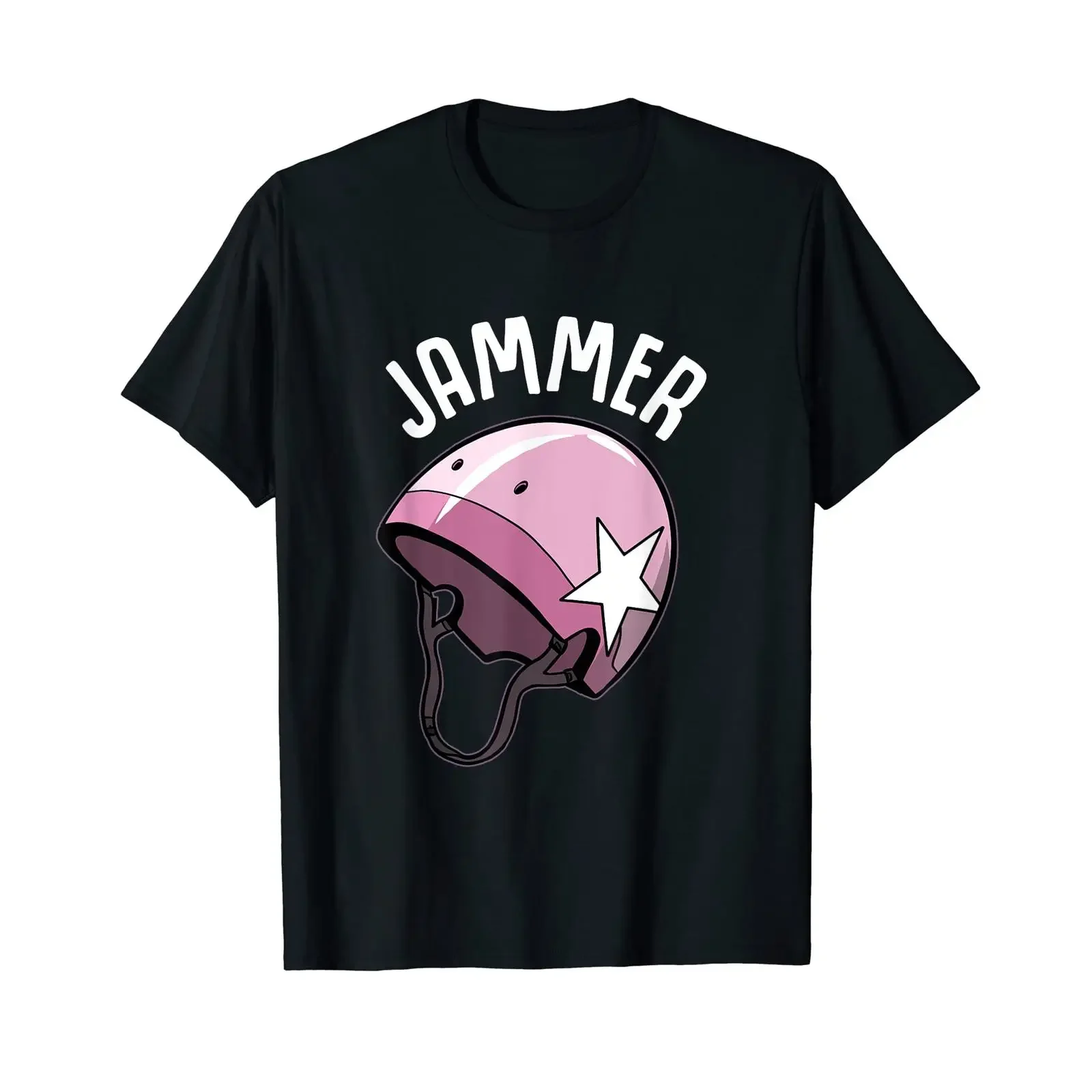 Roller Derby Jammer T Shirt vintage Washed Versatile Breathable Stretched Unisex Casual streetwear fashion