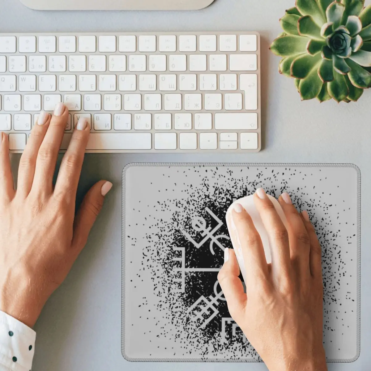 Vegvisir Viking Compass коврик для мыши скандинавским символом, компьютерная клавиатура, коврик для мыши, геймерский коврик для ноутбука, офисные аксессуары, настольные коврики