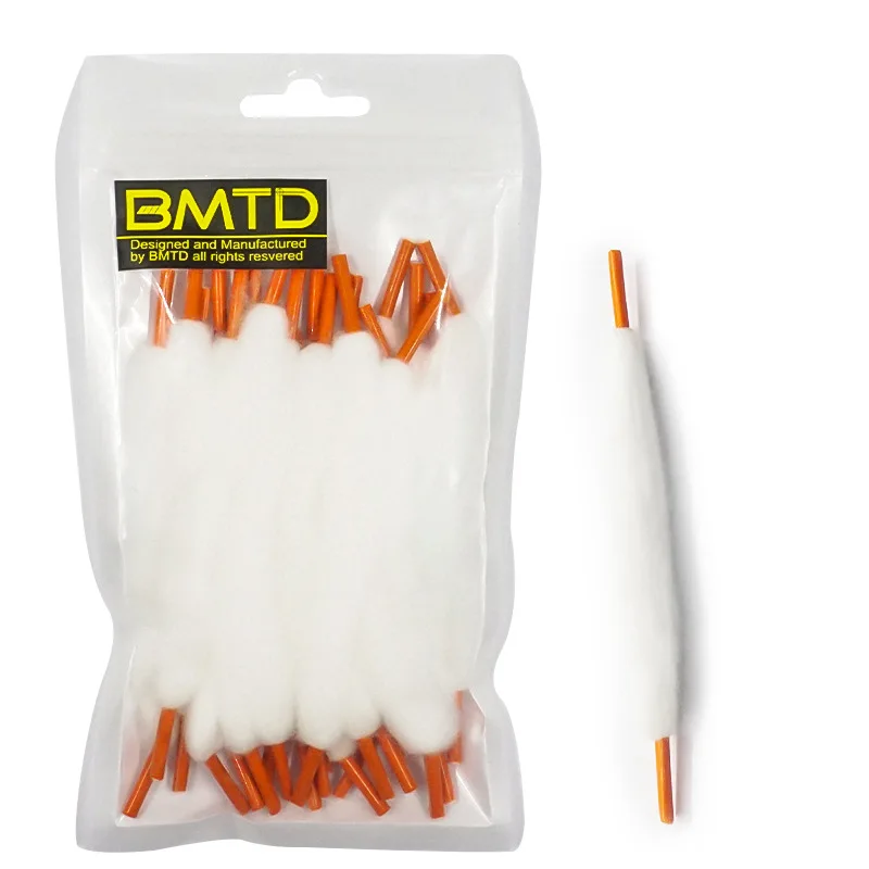 BMTD-DIY أدوات السجائر الإلكترونية لفائف القطن العضوي المحملة مسبقًا للرذاذ، ملحقات Rda Rta Vape، 20 قطعة/الحقيبة