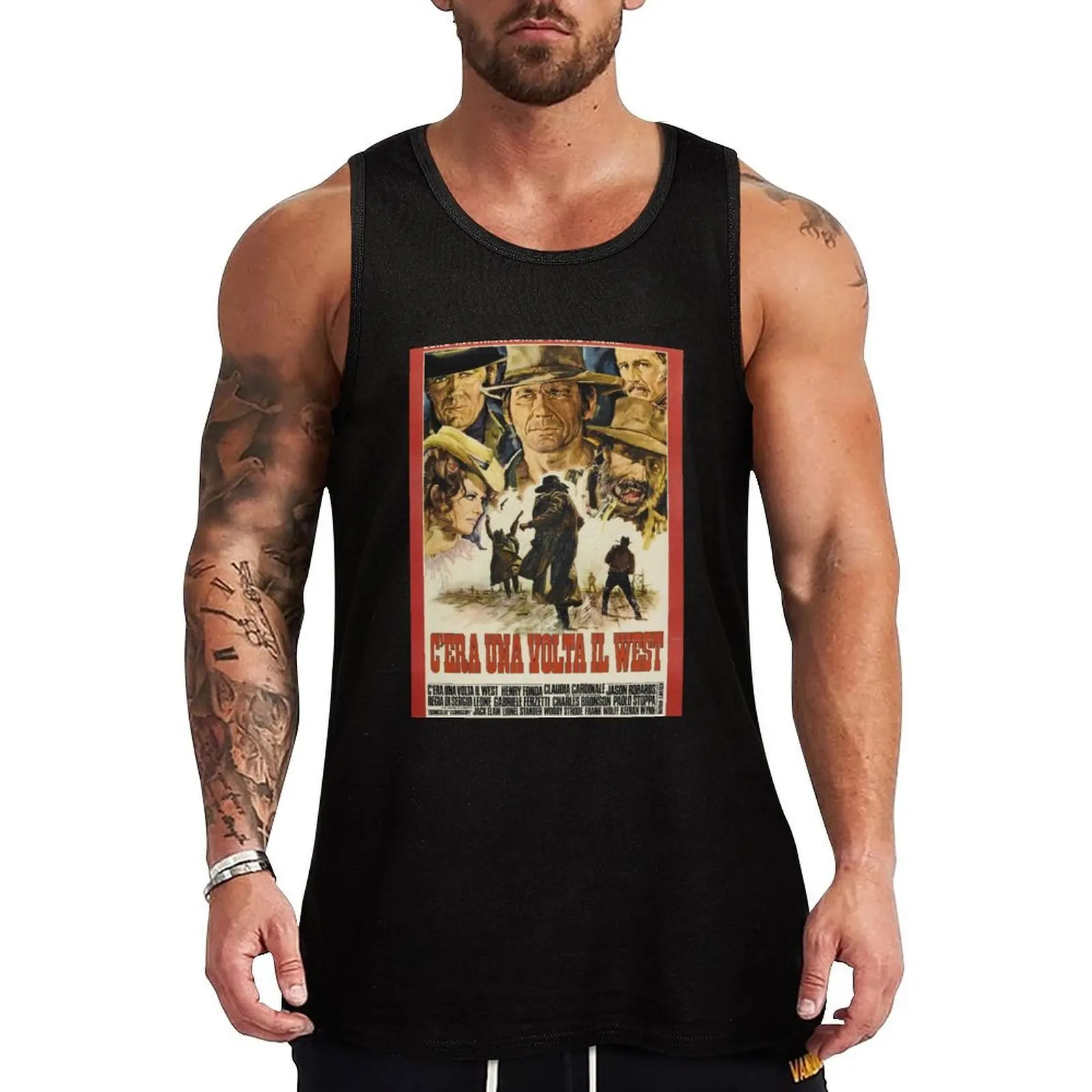 Once Upon a Time in the West Tank Top Athletic Workout Tank Top Moisture Wicking Lightweight