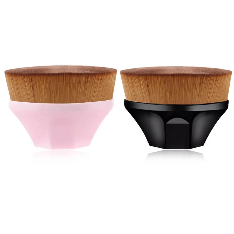 55 pinceau de fond de teint pinceau de maquillage pétale maquillage sans couture plat Portable boîte de rangement Non absorbanteBBBrush
