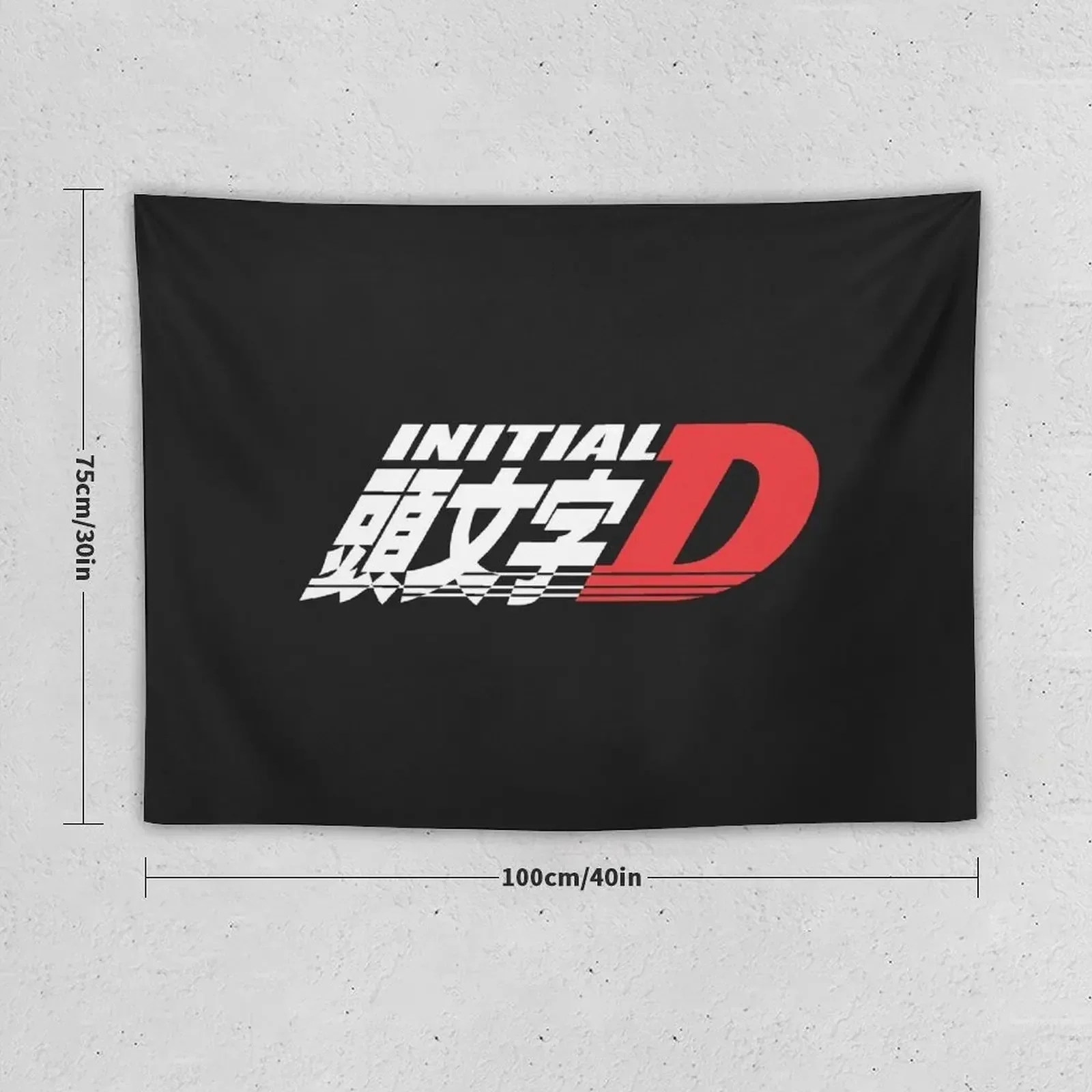 Initial D Tapestry Home Decor Aesthetic Bed Room Decoration Tapestry