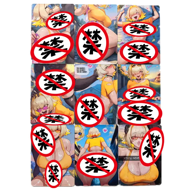 9 قطعة/المجموعة بطاقات مثيرة ألعاب الكبار أنيمي ACG آلهة بطاقات عارية 18 + PC ألعاب المغامرة الكبار كاريكاتير جمع بطاقات اللعب الهدايا #2