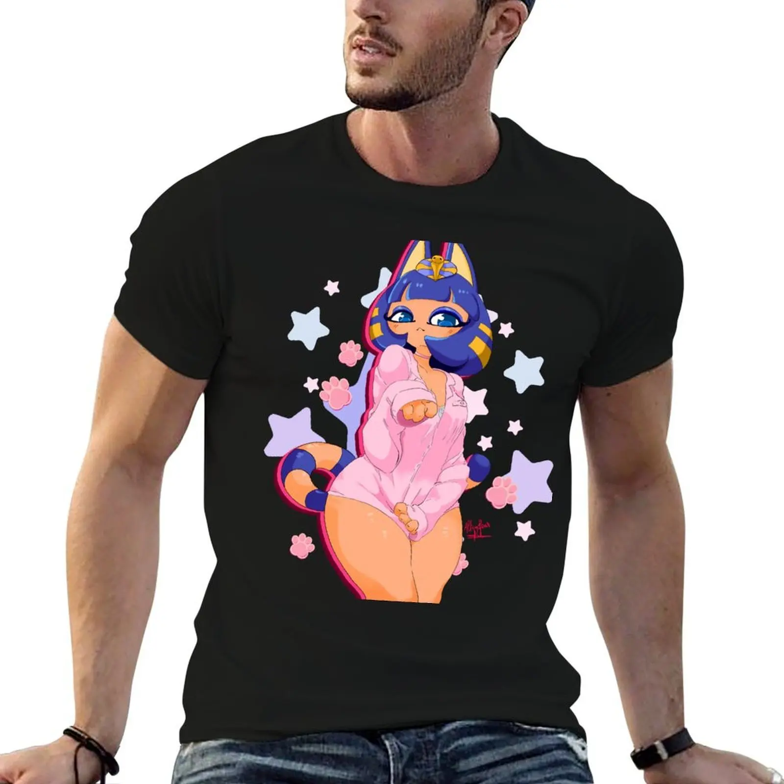 

Футболка Anha, мужская футболка, летняя мужская футболка, мужская футболка с рисунком, футболка