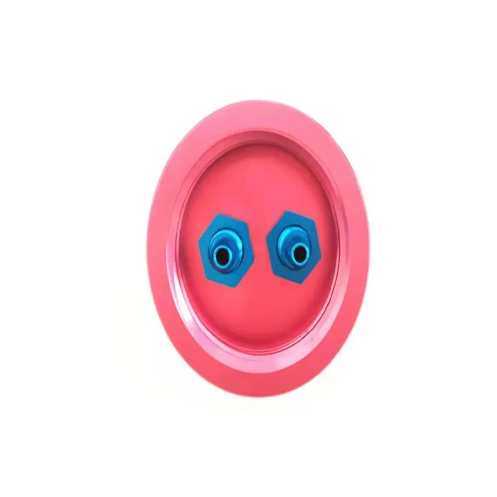 1pcs อลูมิเนียม CNC น้ํามันกลองฝาครอบการใช้ถังหม้ออุปกรณ์เสริมสําหรับเครื่องบิน RC Drone รุ่นแตงโมสีแดง