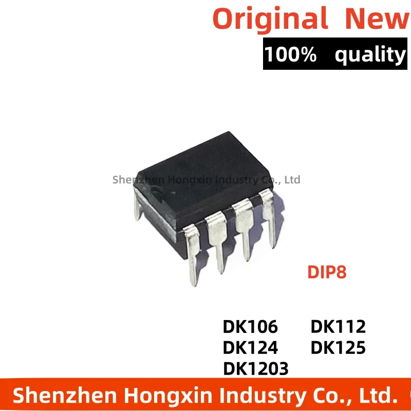 스위칭 전원 공급 장치 칩 10개, DK106, DK112, DK124, DK125, DK1203, 스루홀 DIP8 패키지