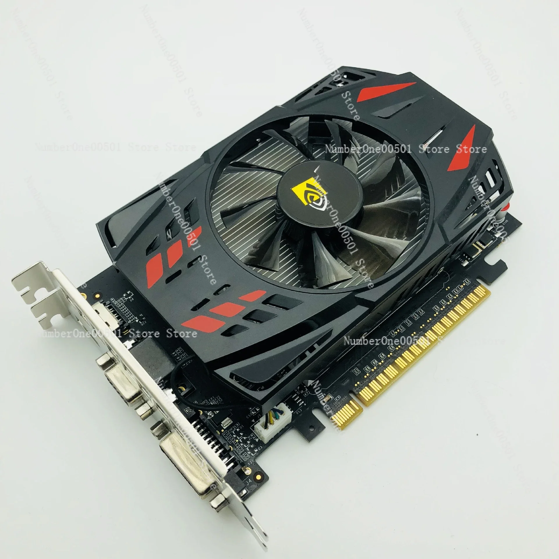 New GTX1050Ti 4G graphics card high definition game independent DDR5 desktop computer graphics card temperature control mute