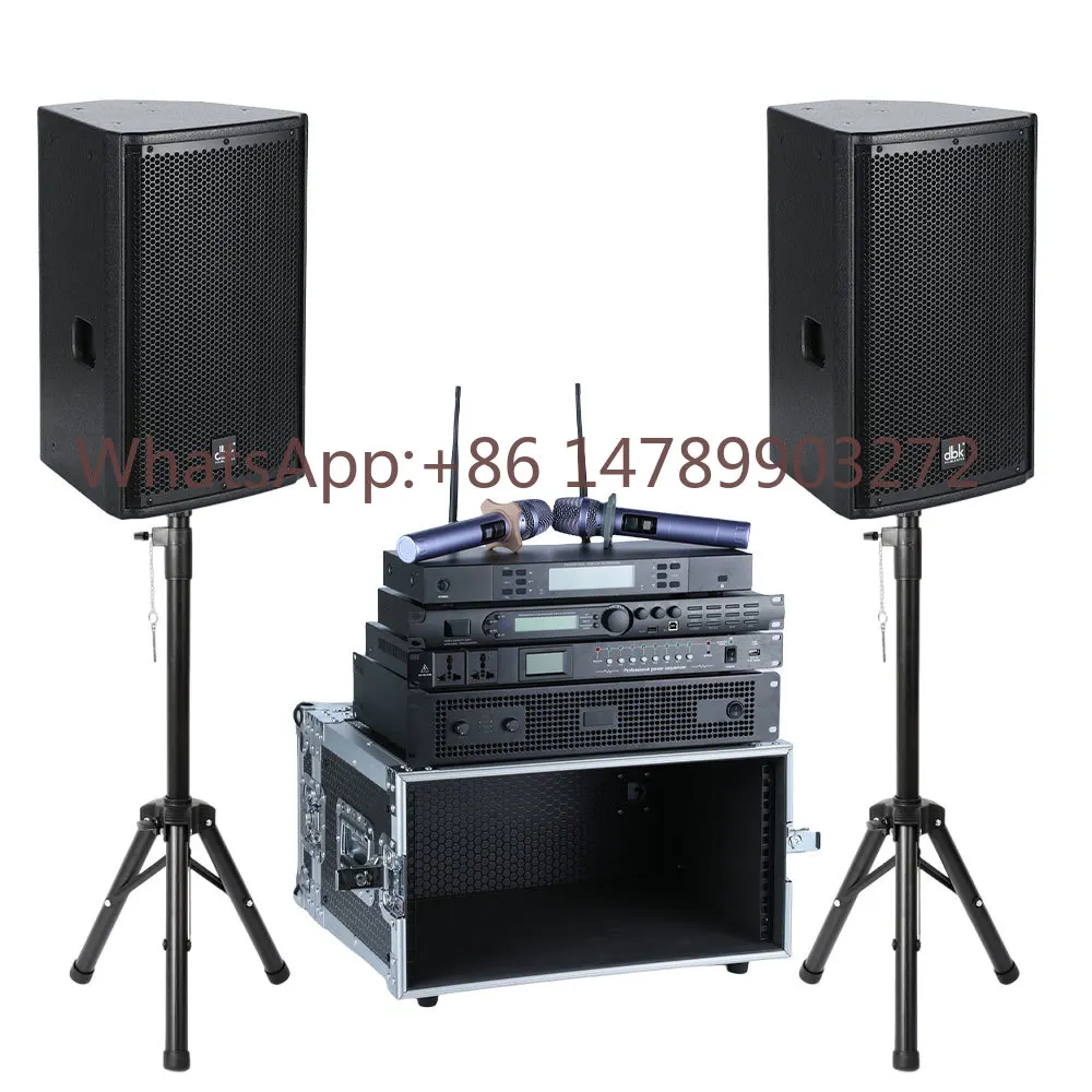 

Professional 8/10/12/15 Inch Party Entertainment Audio Sound PA System DJ Speaker Full Set Customizable Active for Church
