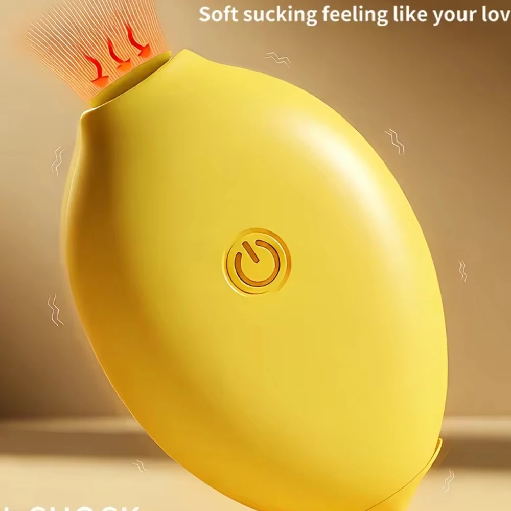 Lemon Clitoral Sucker Vibrator With 10 Powerful Sucking Modes_voghion.com