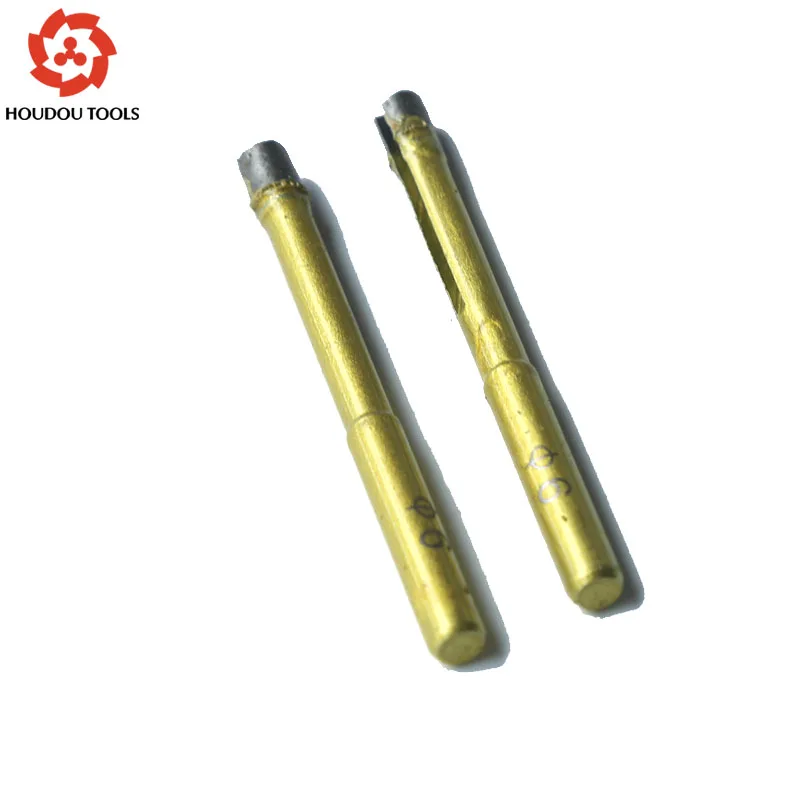 2PCS 6-12mm Sintered Diamond Marble Wet Hole Saw Core Bit Drill Bit for Marble/Granite/Brick/Stone Bit Reamer Drilling Hole