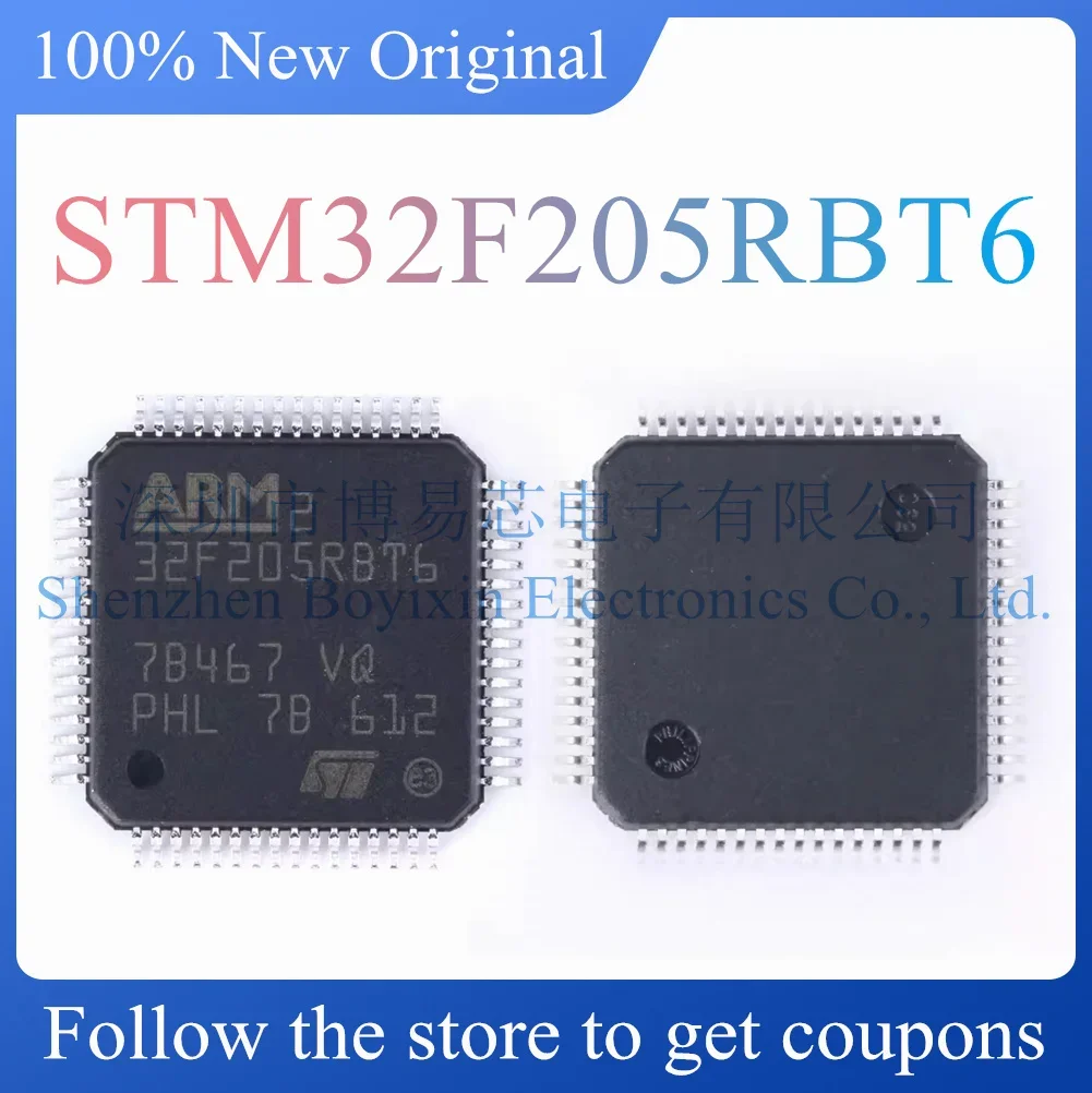 

NEW STM32F205RBT6 Original Product LQFP-64