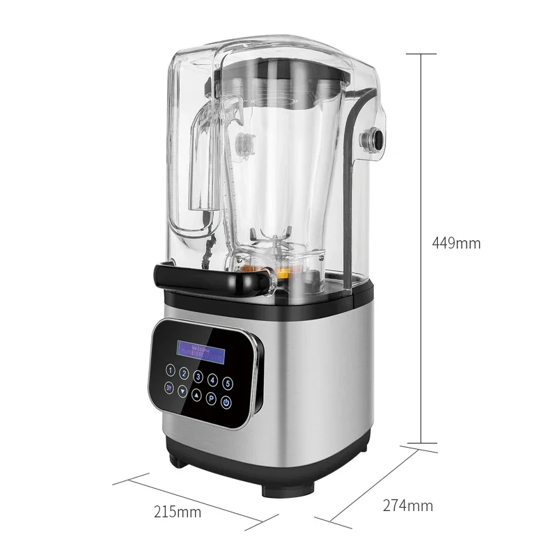 2021 New design 30000RPM powerful heavy duty blender super silent comercial blender machine mixer multifunctional blender