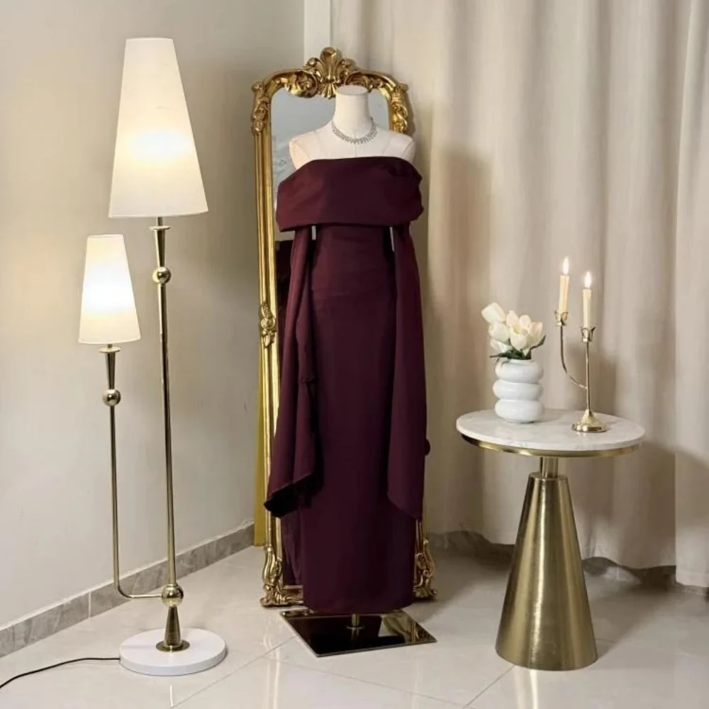 فساتين سهرة حورية البحر رائعة بأكمام طويلة مخصصة ساحرة مكشكشة فستان حفلة موسيقية مكشكش فستان حفلة فساتين شير