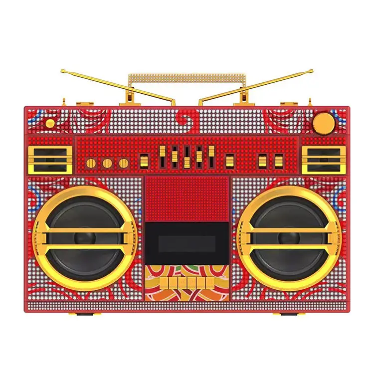 

Vofull Boombox Cassette Tape Player Wireless Speaker Fm AM Radio 4 Band Usb Radio